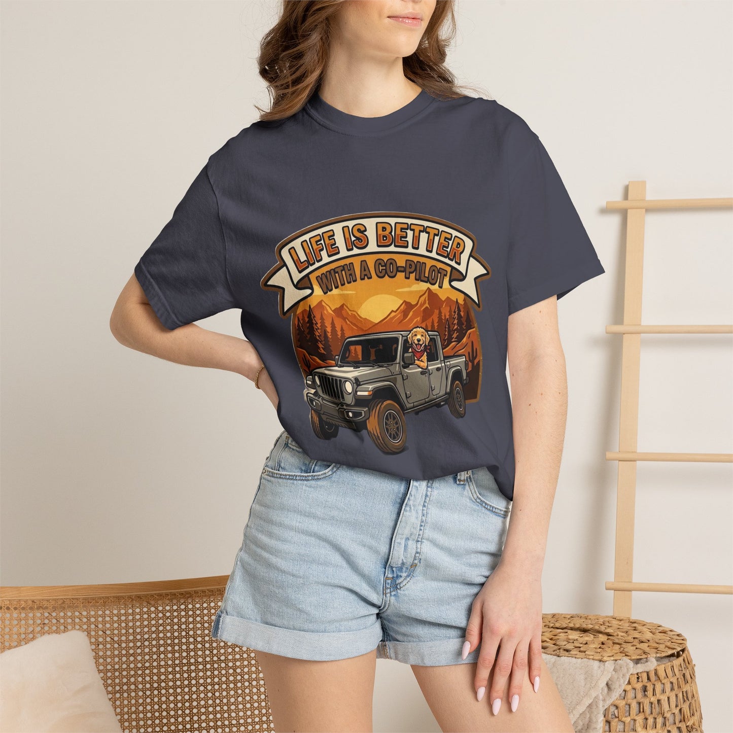 Gladiator/Doodle Unisex Garment-Dyed T-shirt