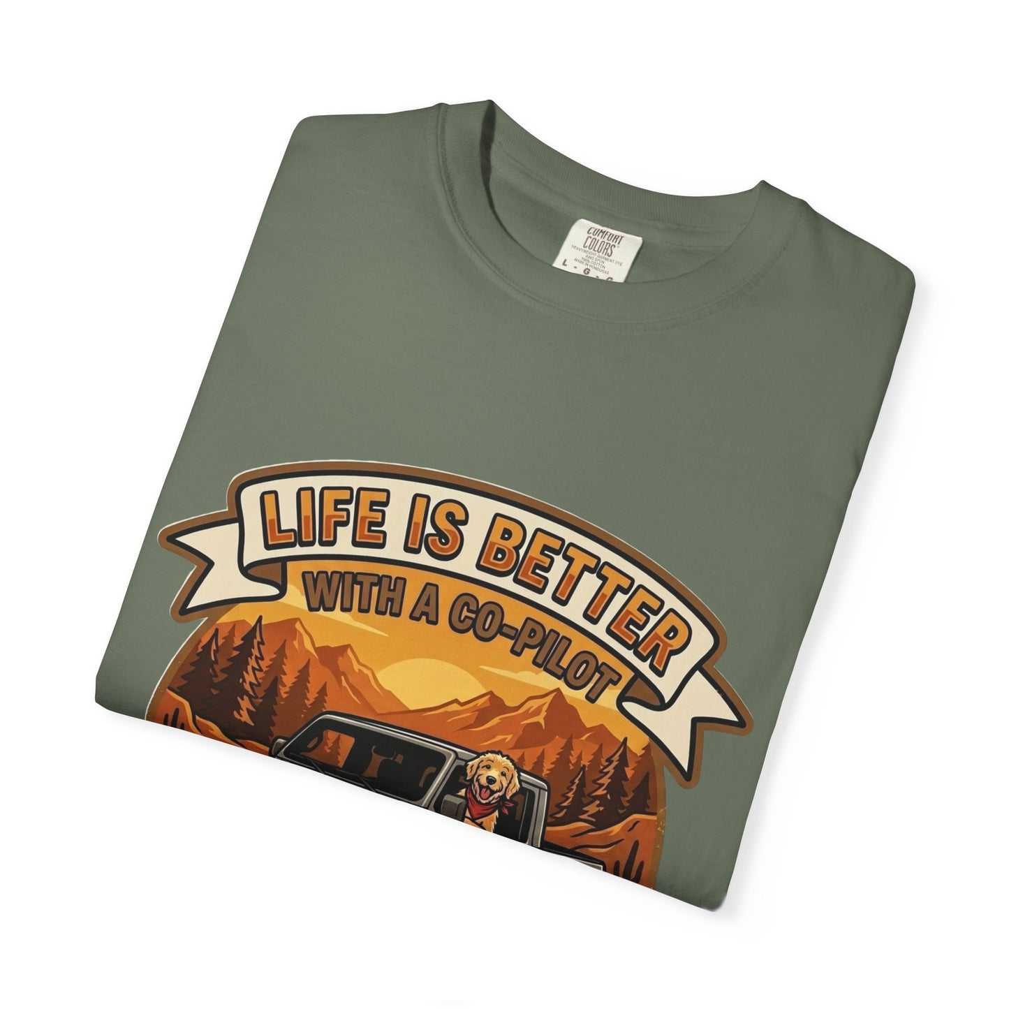 Gladiator/Doodle Unisex Garment-Dyed T-shirt