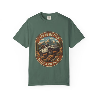 Wrangler/German Shepherd Unisex Garment-Dyed T-shirt