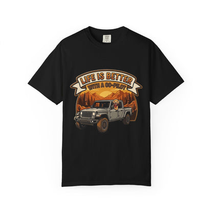 Gladiator/Doodle Unisex Garment-Dyed T-shirt