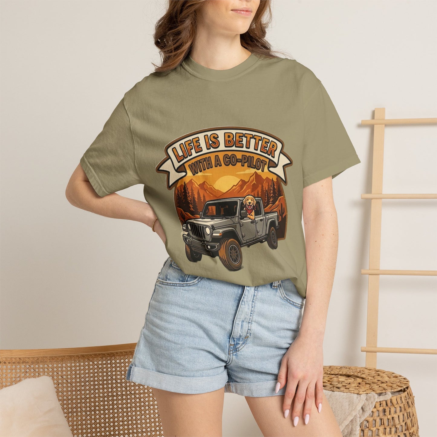 Gladiator/Doodle Unisex Garment-Dyed T-shirt