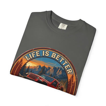 Wrangler/German Shepherd Unisex Garment-Dyed T-shirt