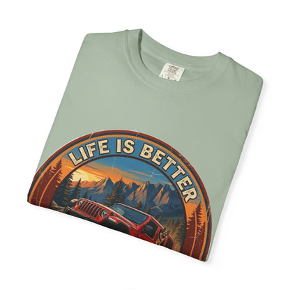 Wrangler/German Shepherd Unisex Garment-Dyed T-shirt