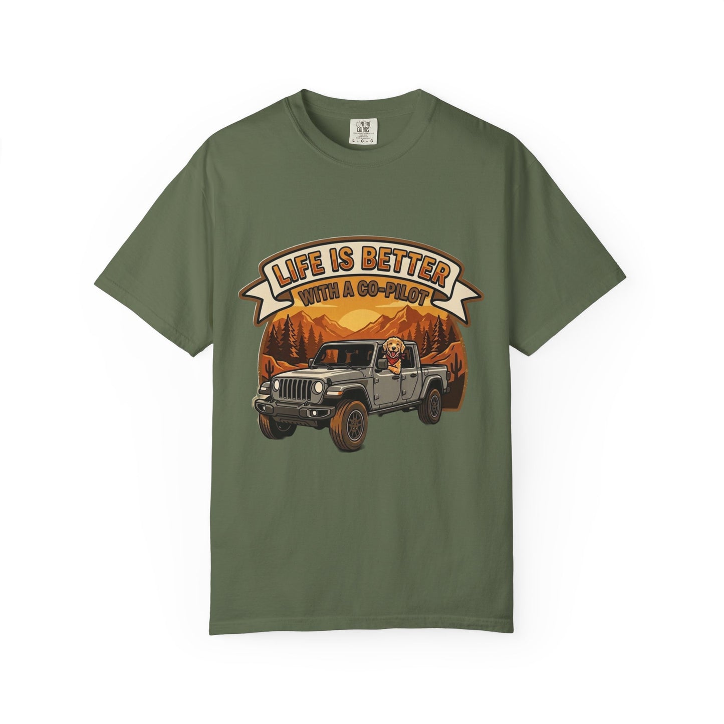 Gladiator/Doodle Unisex Garment-Dyed T-shirt