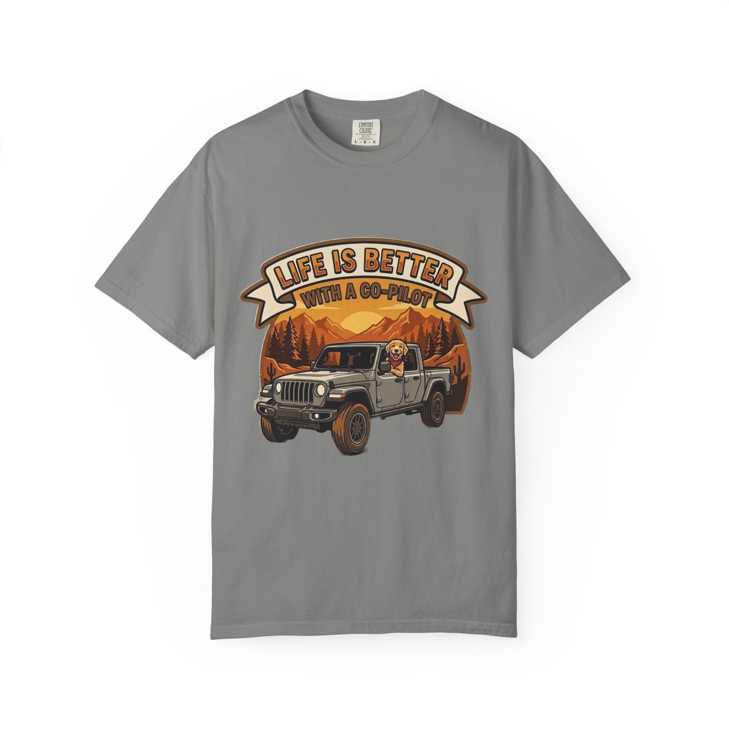 Gladiator/Doodle Unisex Garment-Dyed T-shirt