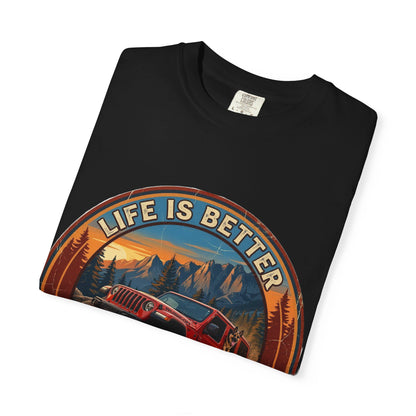 Wrangler/German Shepherd Unisex Garment-Dyed T-shirt