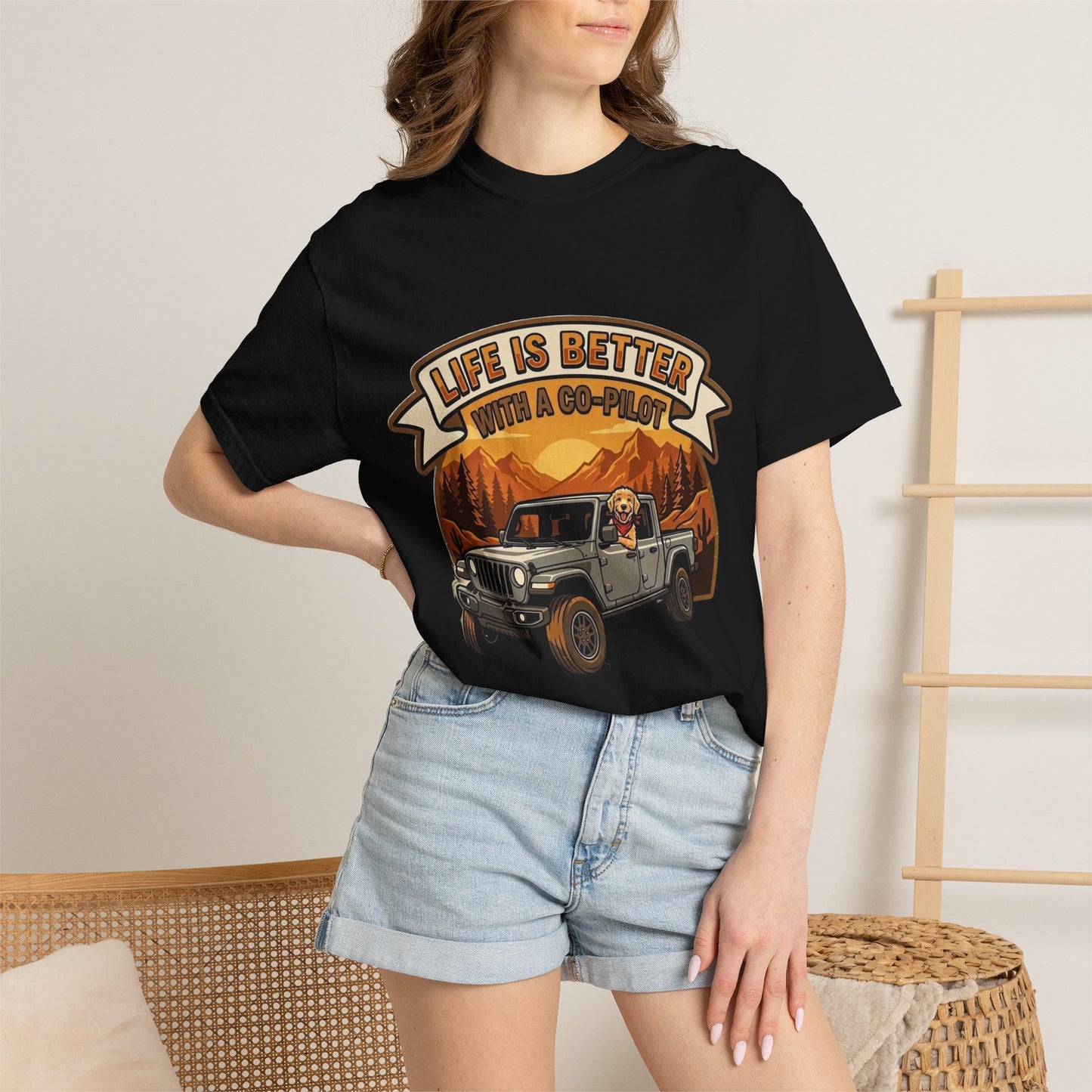 Gladiator/Doodle Unisex Garment-Dyed T-shirt