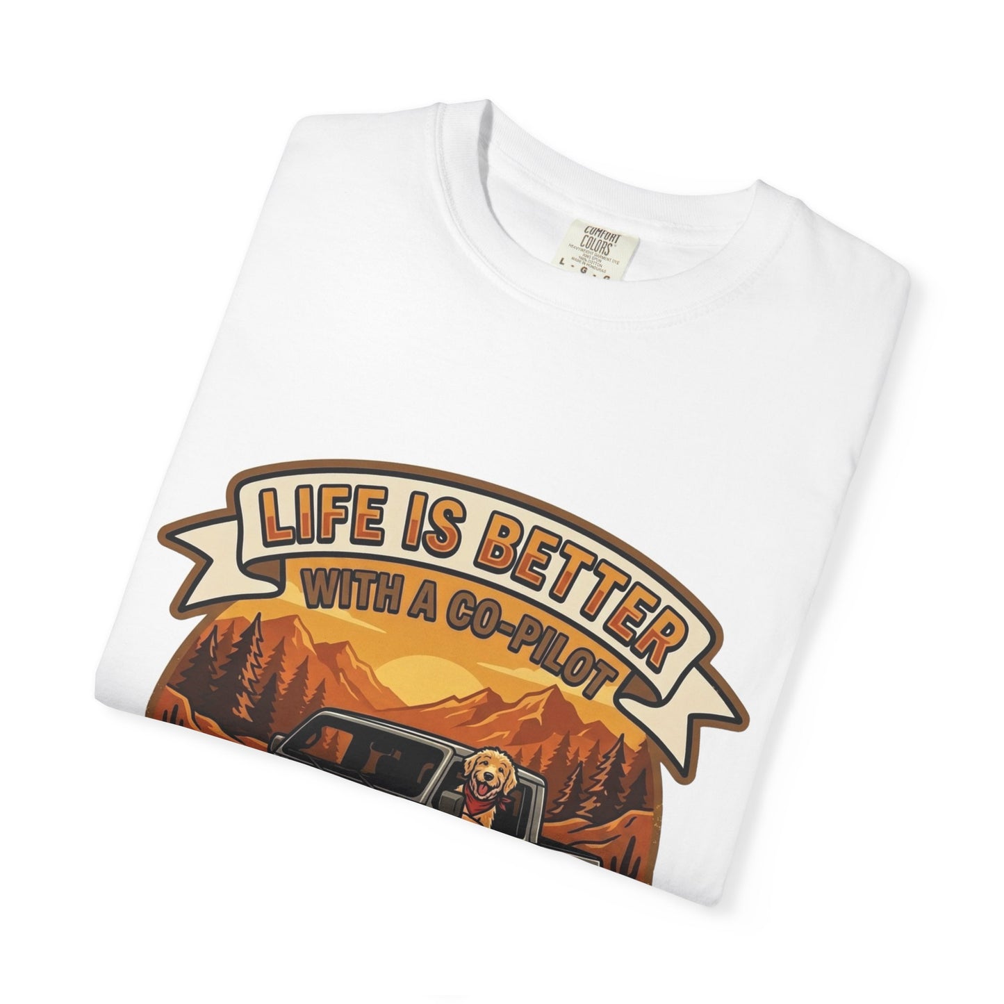 Gladiator/Doodle Unisex Garment-Dyed T-shirt