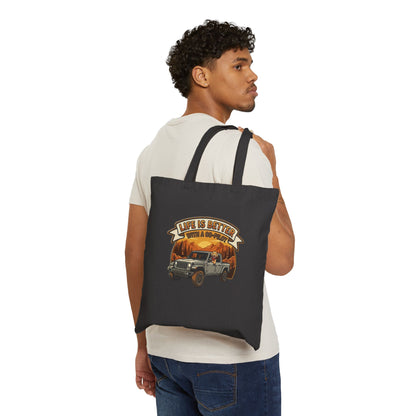Gladiator/Doodle Canvas Tote Bag