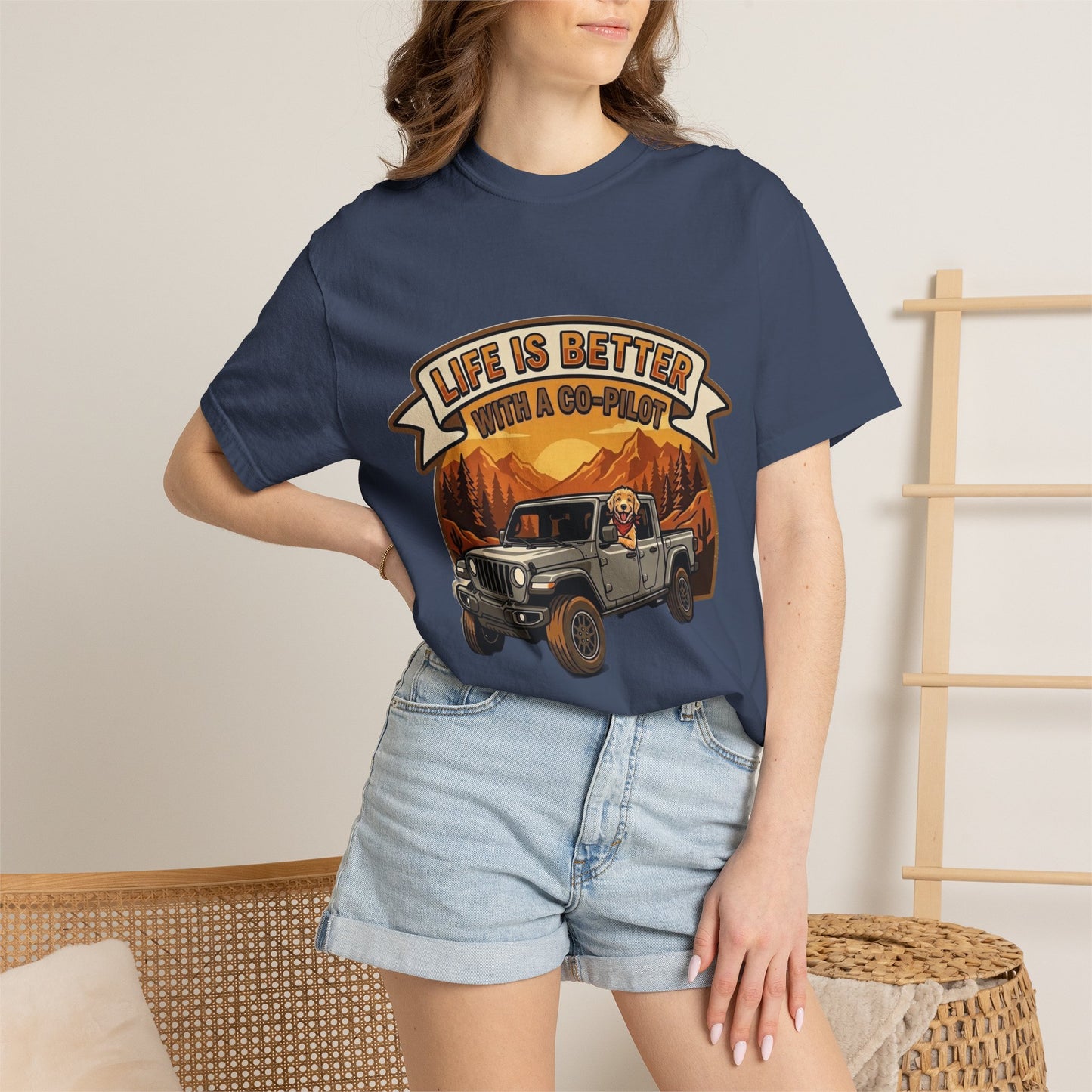 Gladiator/Doodle Unisex Garment-Dyed T-shirt
