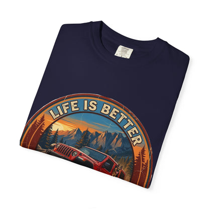Wrangler/German Shepherd Unisex Garment-Dyed T-shirt