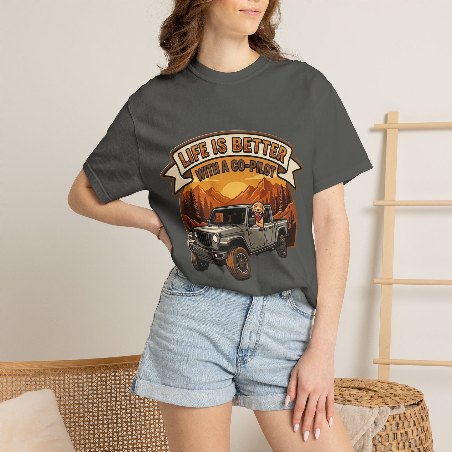 Gladiator/Doodle Unisex Garment-Dyed T-shirt