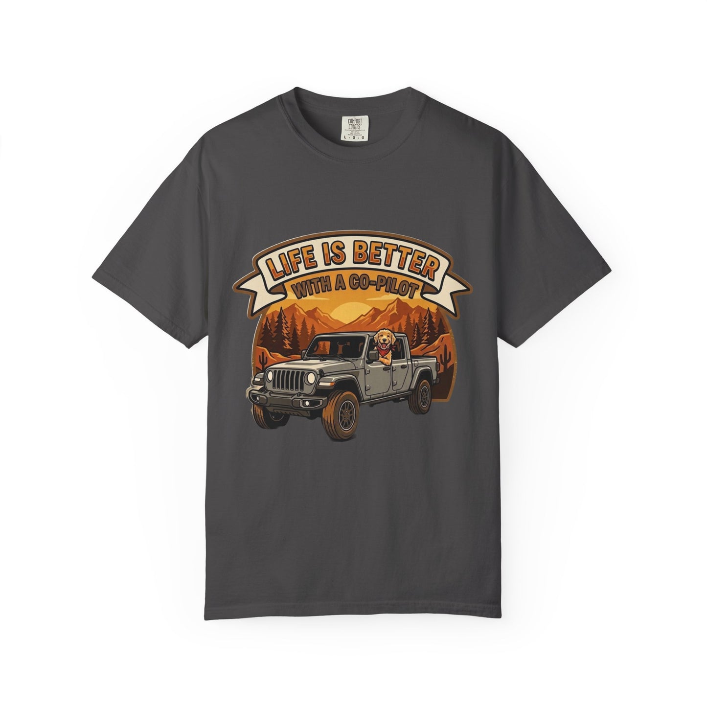 Gladiator/Doodle Unisex Garment-Dyed T-shirt