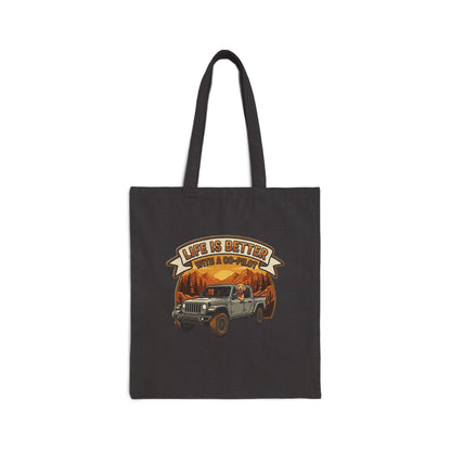 Gladiator/Doodle Canvas Tote Bag