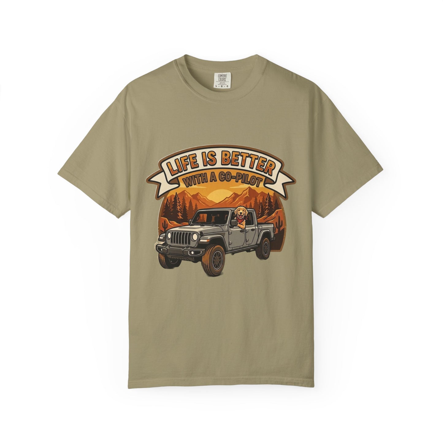 Gladiator/Doodle Unisex Garment-Dyed T-shirt