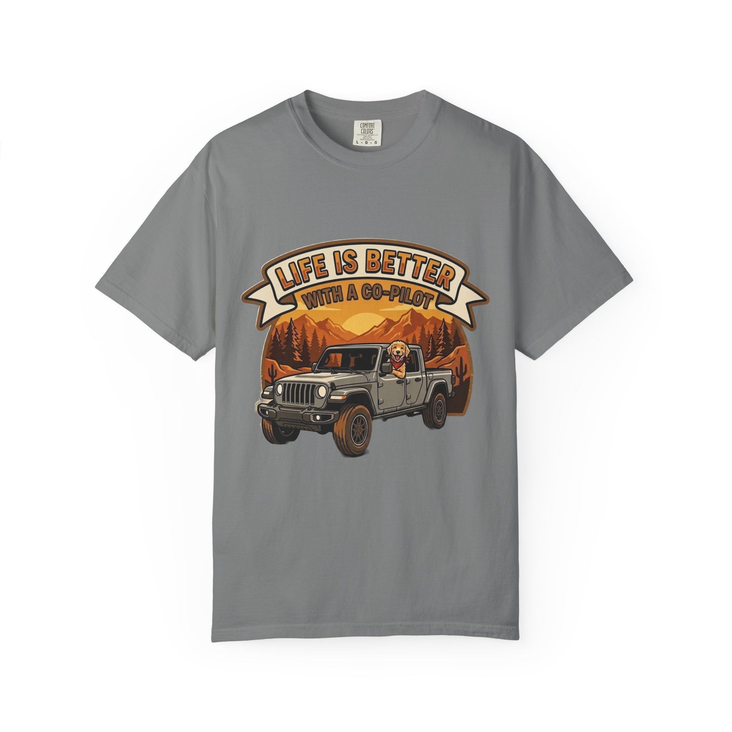 Gladiator/Doodle Unisex Garment-Dyed T-shirt