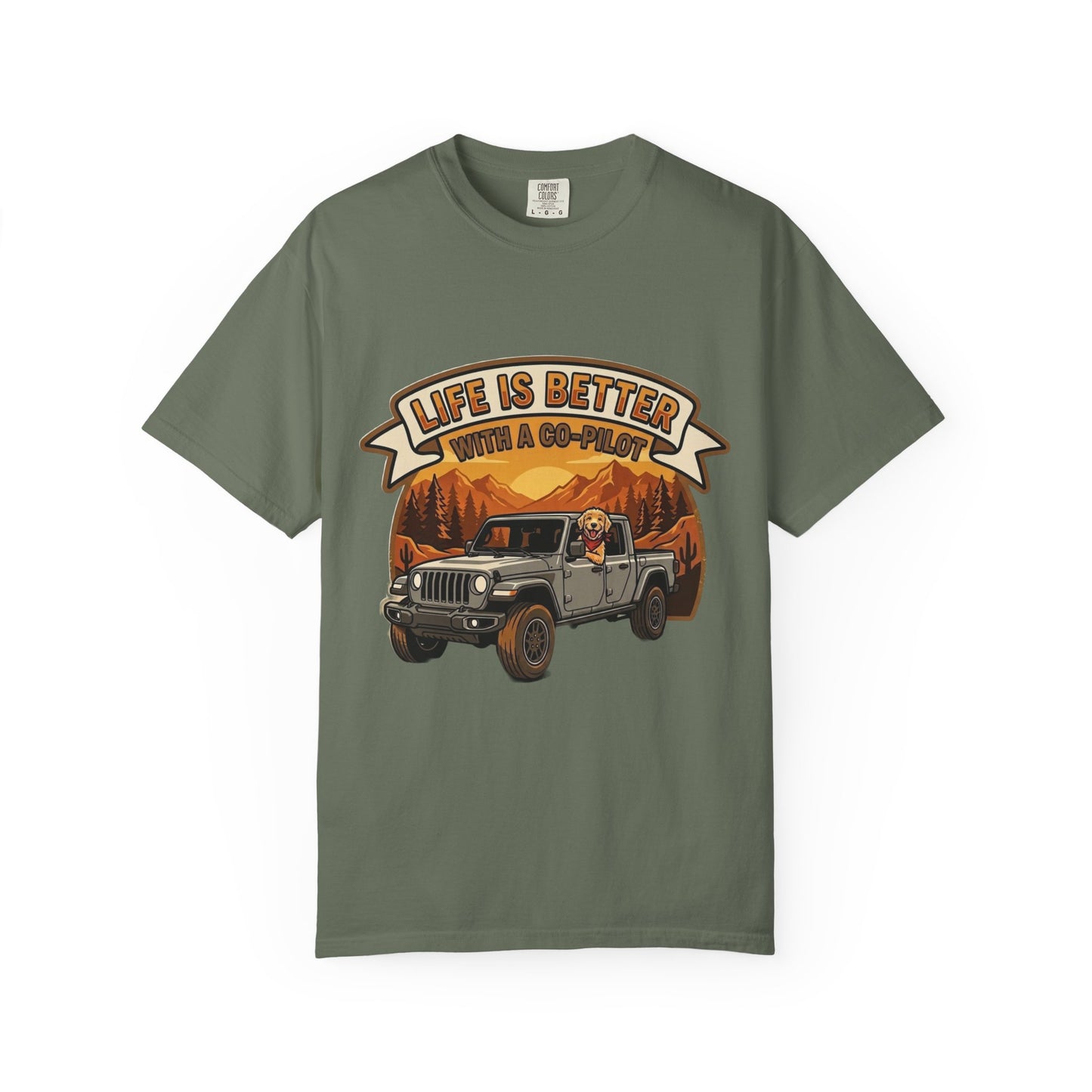 Gladiator/Doodle Unisex Garment-Dyed T-shirt
