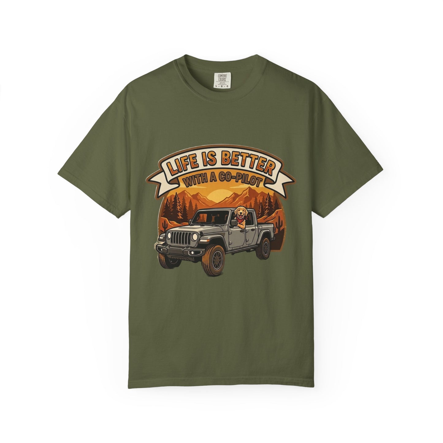Gladiator/Doodle Unisex Garment-Dyed T-shirt