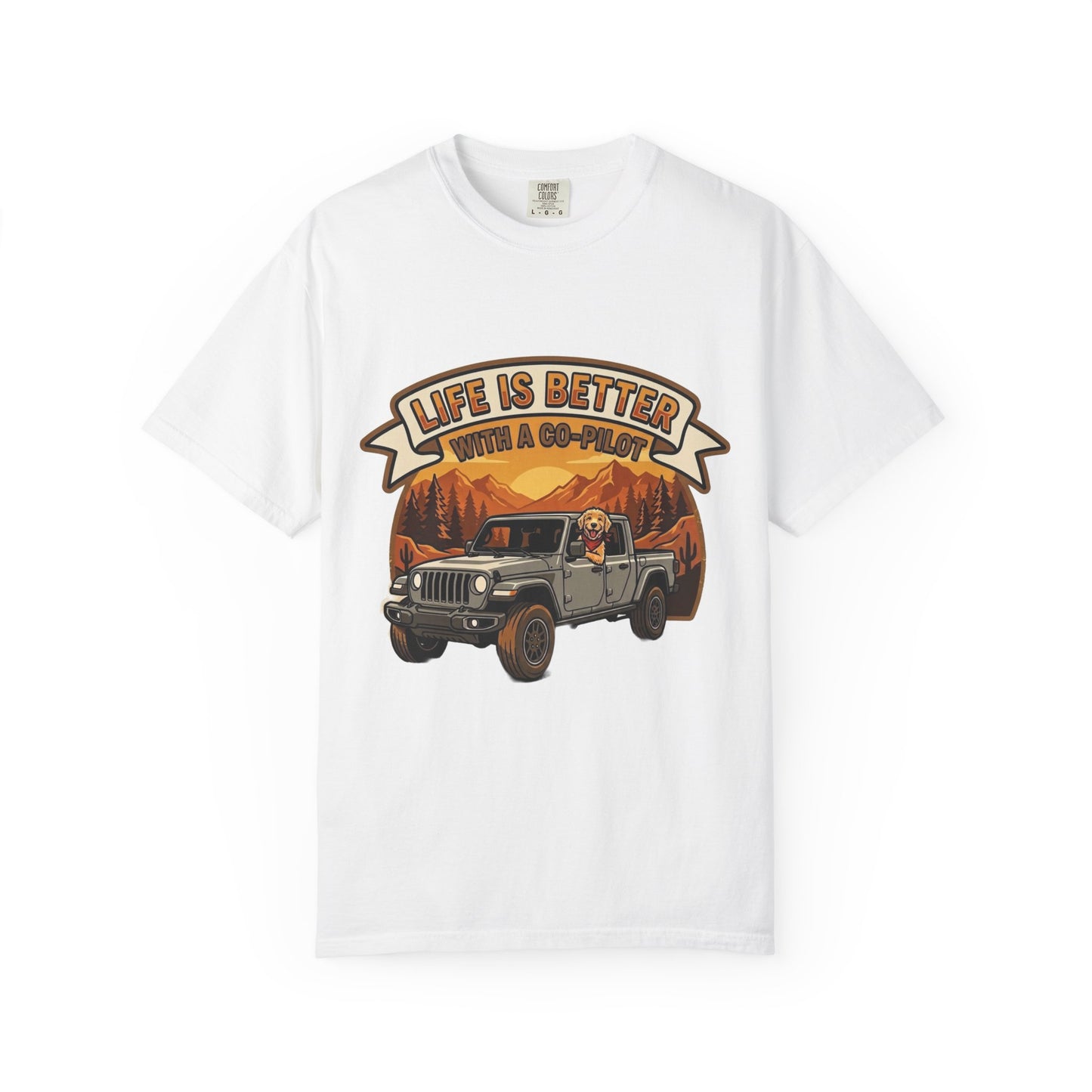 Gladiator/Doodle Unisex Garment-Dyed T-shirt